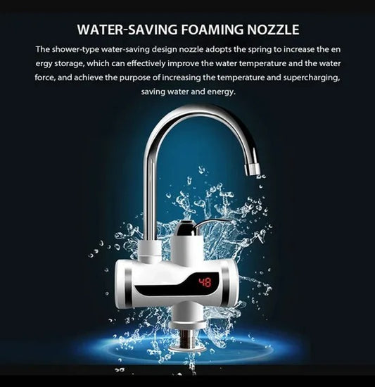 Electric Kitchen Instant Water Heater Tap – Instant Hot Water Faucet | Fast Heating Tankless Faucet