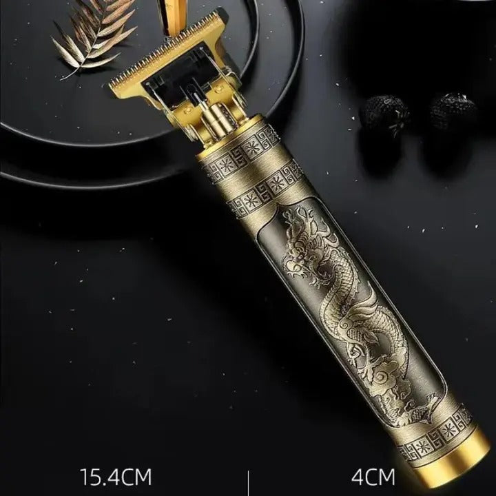 Vintage T9 Metal Body Hair Trimmer for Men – USB Rechargeable Professional Hair Clipper | Precision Beard, Hair & Detailing Grooming Tool Rs 593