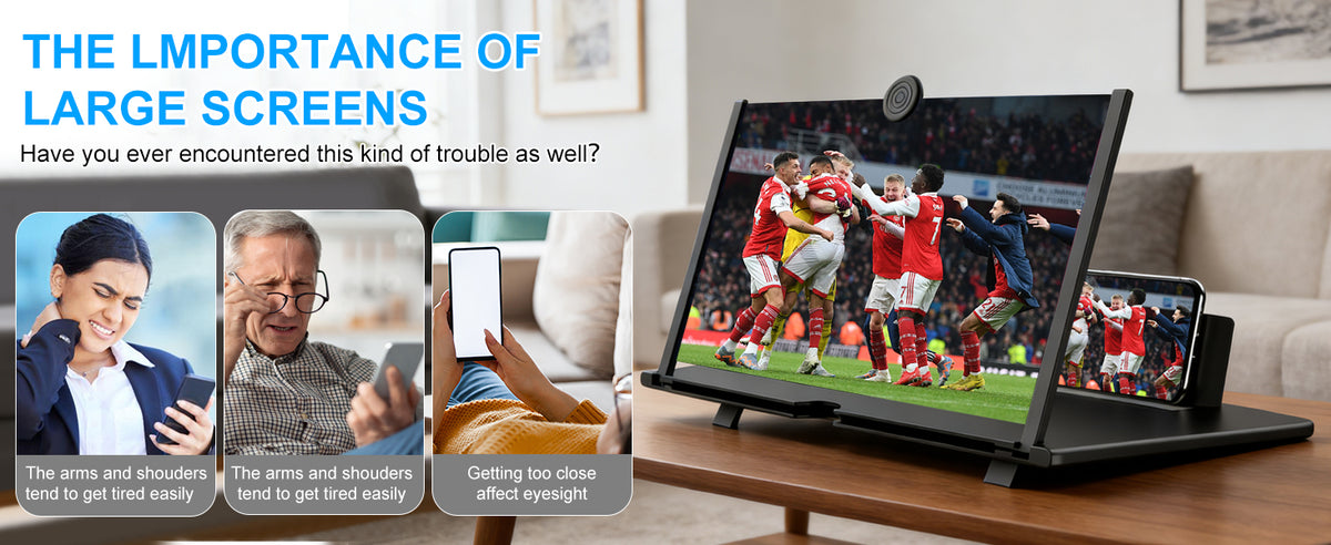 F3 10 inch phone screen magnifier for watching videos and movies.