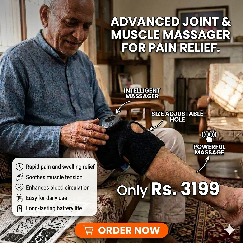 KneeEase Pro – Electric Heating & Vibration Massager | Pain Relief knee massager chargeable | Stress Relief Vibration Knee, Arm, Leg Massager .