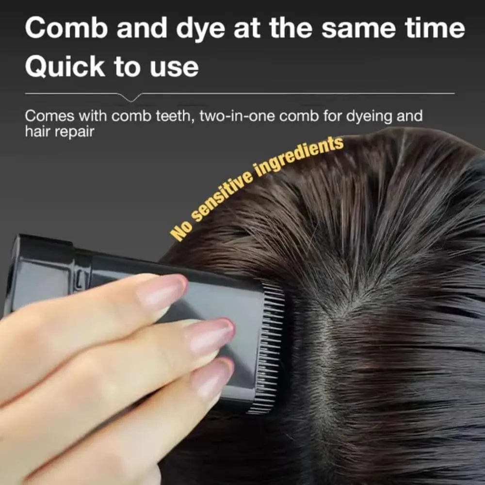instant hair color comb applicator for gray hair coverage