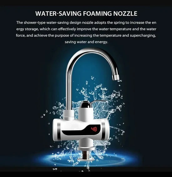 Instant Electric Water Heater Tap for Kitchen with Fast Heating
