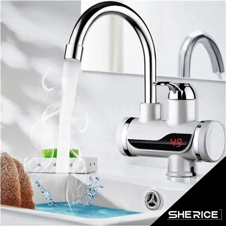 Tankless Electric Hot Water Faucet for Kitchen and Household Use