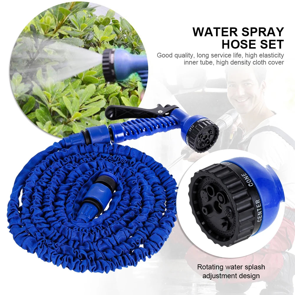 50 ft flexible water hose for garden watering and outdoor use