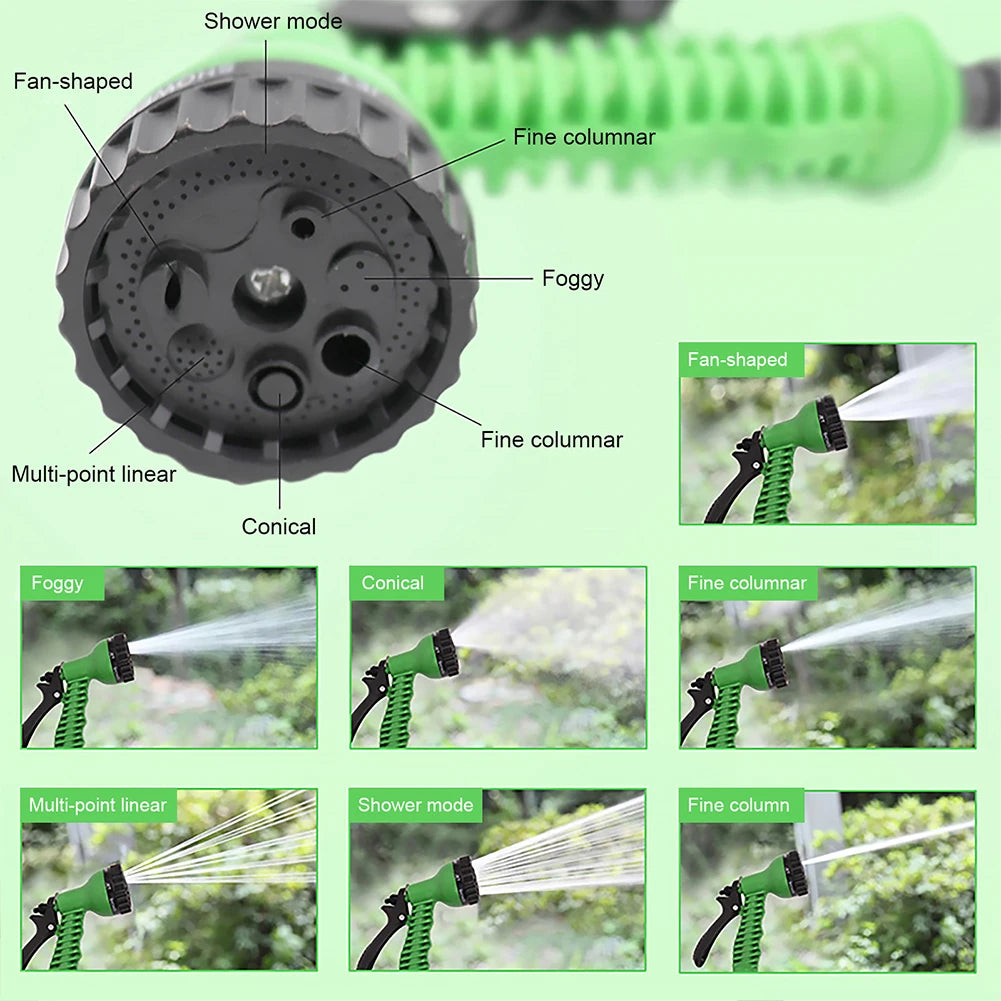 magic water hose pipe for car washing and outdoor cleaning